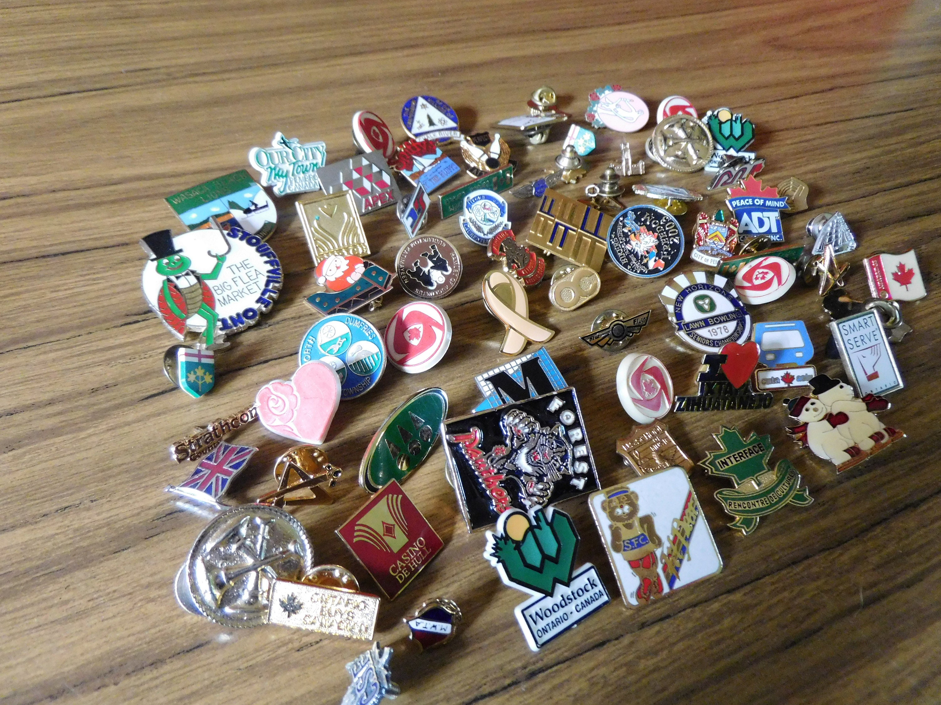 Mystery Pack of Vintage Lapel Pins, Lapel Pins Lot, Grab Bag of