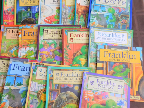 Franklin the Turtle Franklin Books, Franklin's New Friend, Franklin's Thanksgiving, Franklin says I Love You, Franklin is Messy, Valentines