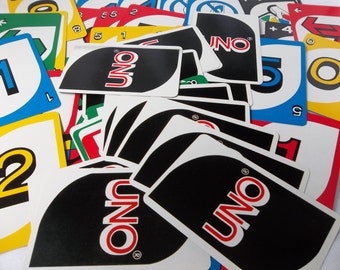 Set van 30 UNO-kaarten voor collage, plakboeken, banners, enz. - Uno-stukken - UNO-speelstukken