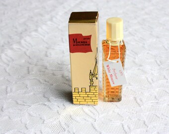 Rare Vintage USSR Cologne, White Moscow Cologne, Vintage USSR Perfume, Vintage Russia Perfume, White Moscow Perfume