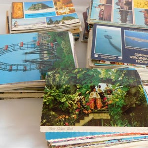 Lot de cartes postales inutilisées, lot de 15 cartes postales mystère, assortiment de cartes postales vierges vintage, assortiment de cartes postales, correspondants, écriture de lettres