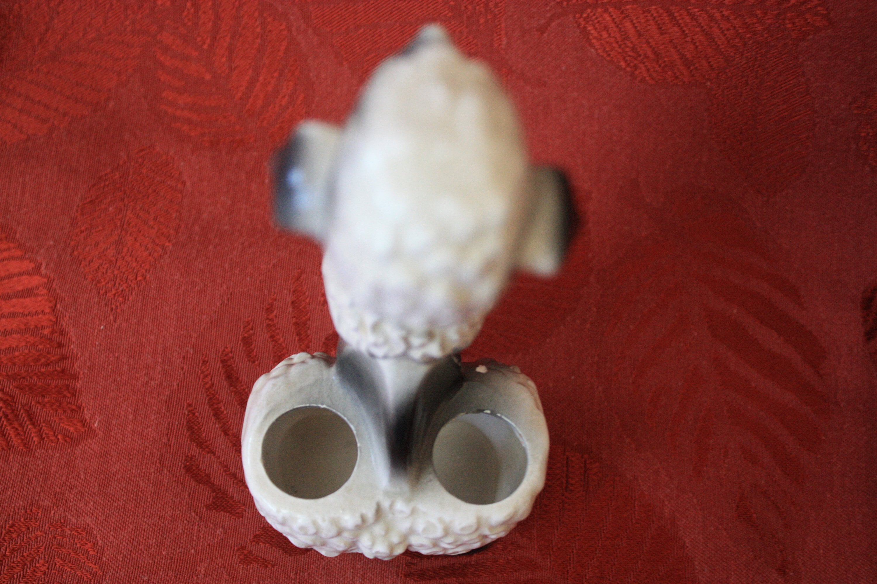 Vintage Poodle Lipstick Holder Poodle Figurine to Hold Etsy