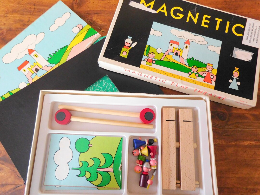 Vintage 1960's Play Theatre Czechoslovakia Toy Etsy