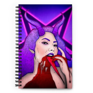 Horned Demon Spiral Notebook