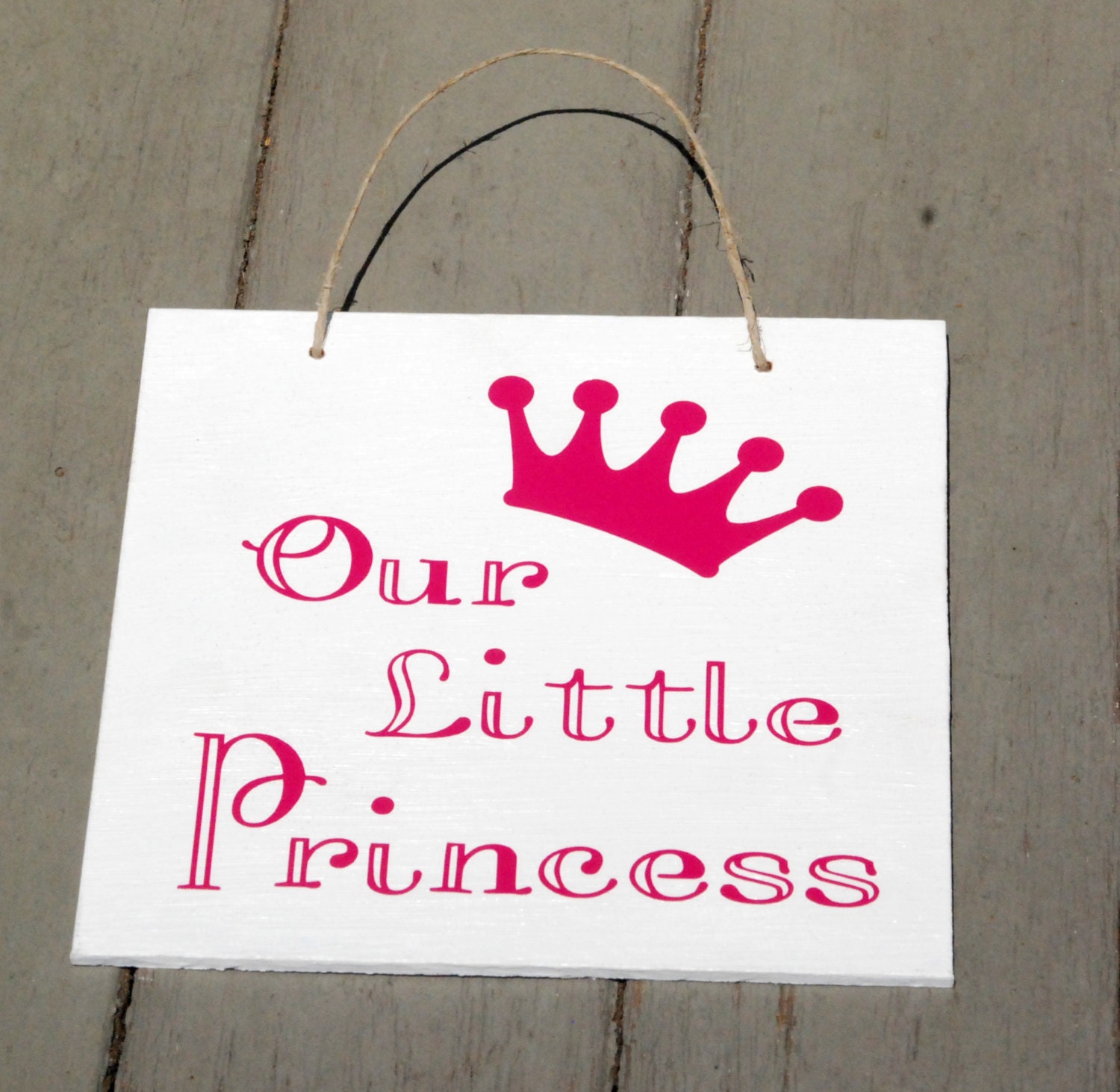 Our Little Princess Sign Wall Decor Hand Painted with Etsy
