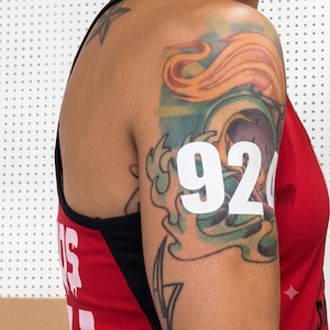 MYDERBY INK™ Roller Derby Arm Numbers Tattoos • Skin Stickers Decal • No Arm Bands! • Cheap Shipping • Referees • RollerCon • Boutfit