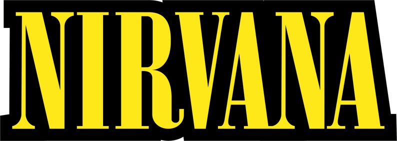 Vinyl Sticker Decal The Beatles black yellow logo full color indoor//outdoor
