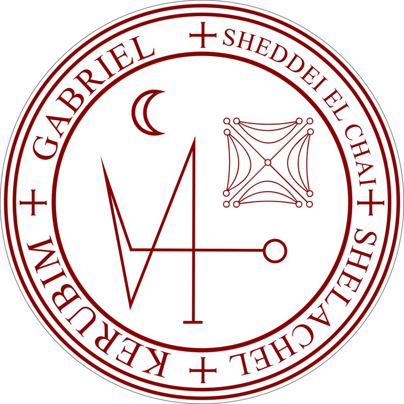 Raphael Angel Sigil Vinyl Sticker Decal full color cad cut