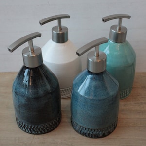 Ceramic soap dispenser, kitchen, bathroom, gift