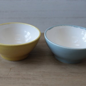 Handmade ceramic bowls, snack bowls, prep bowls, small kitchen bowls, wheel thrown
