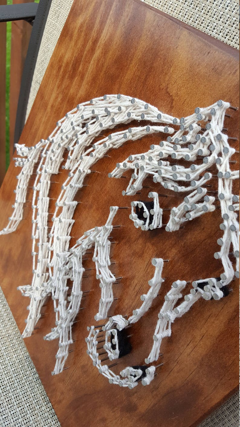 Horse Head String Art Etsy