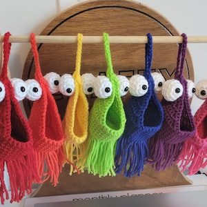 Crochet Handmade Rainbow Yip Yips (7 total)