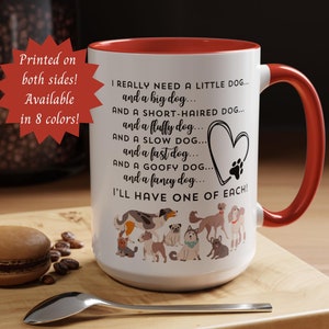 Dog Lover Mug, Funny Dog Coffee Cup, Dog Owner Gift, Dog Owner Mug, Pet Parent Ceramic Mug, Cute Dogs, Dog Breeds, Pet Dog Gift, 15 oz Mug