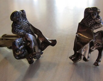 CGL Mexican Made Matador Cuff Links in Sterling Silver +