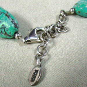 C Barse Sterling Silver and Turquoise Necklace image 3