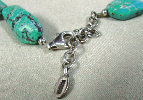C Barse Sterling Silver and Turquoise Necklace + - image 3