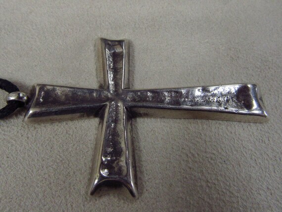 Sterling Silver Cross Necklace + View 4