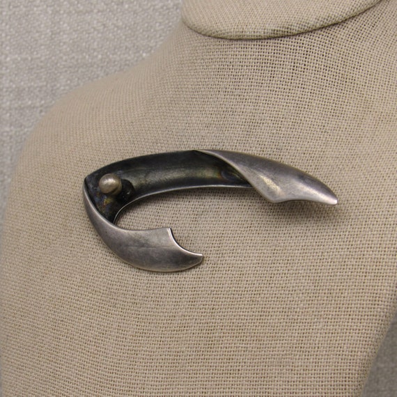 Sigfrido Pineda Taxco Mexico Sterling Silver Pin + - image 3