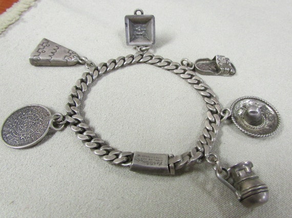 Vintage Castelan Mexican Sterling Silver Charm Bra