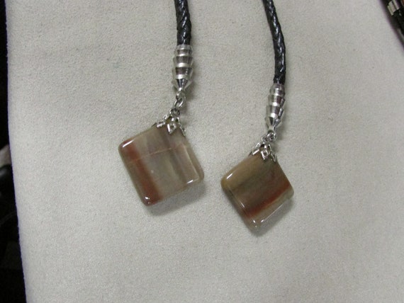 Agate Bolo Tie + - image 3