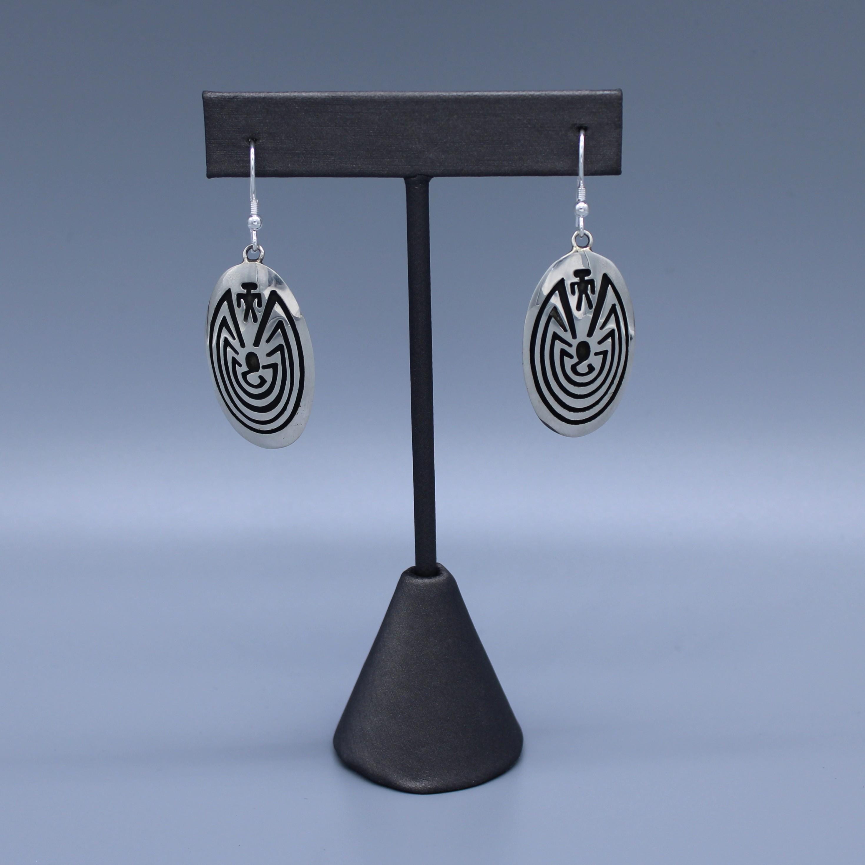 Hopi Man in Maze Earrings - Etsy