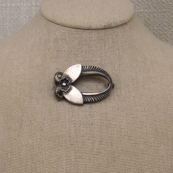 Georg Jensen Denmark 227 Sterling Silver Pin +