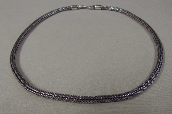 Sterling Silver 4mm Snake Chain Necklace 17" +