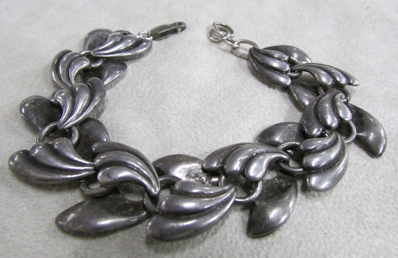 Beautiful Sterling Silver Link Bracelet + - image 1