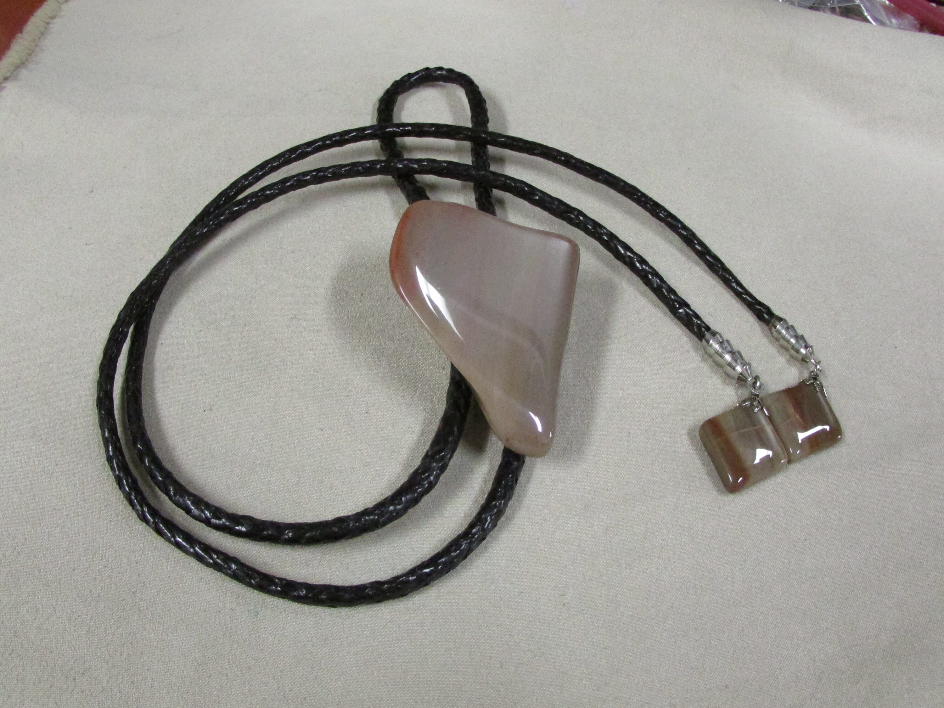 Agate Bolo Tie +