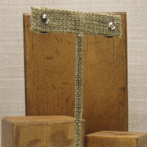 900 Silver Round Post Earrings + - image 4