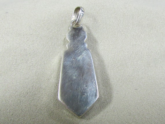 Sterling Silver and Rhodochrosite Pendant + - image 5