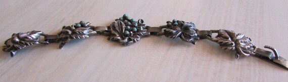 Vintage Sterling silver and Turquoise Grape Clust… - image 3