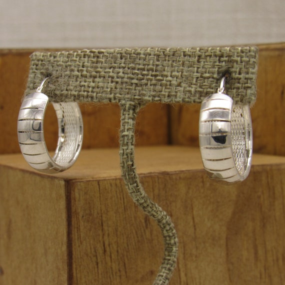 Milor 925 Italy Wire Hoop Earrings + - image 3