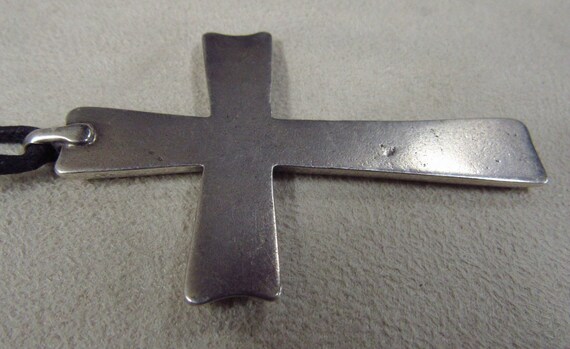 Sterling Silver Cross Necklace + View 5