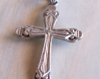 Sterling Silver Cross Pendant +