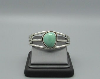 Sterling Silver and Variscite Bracelet