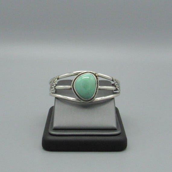Sterling Silver and Variscite Bracelet