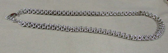 Handmade Sterling Silver Chain 25 1/2" with Exten… - image 3