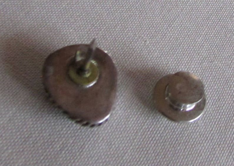 Sterling Silver and Fire Agate Tie Tack