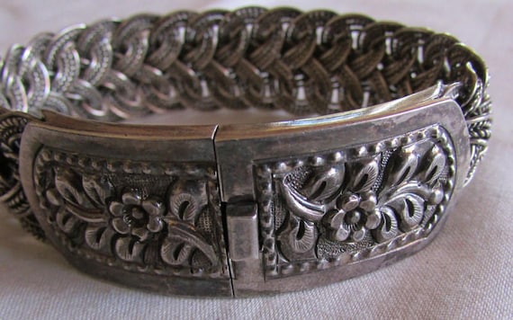 Unique Beautiful Sterling Silver Bracelet +