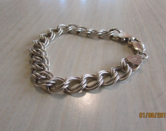 Sterling Silver Charm Bracelet 925 Italy