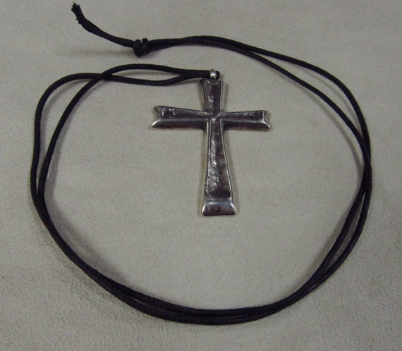 Sterling Silver Cross Necklace +