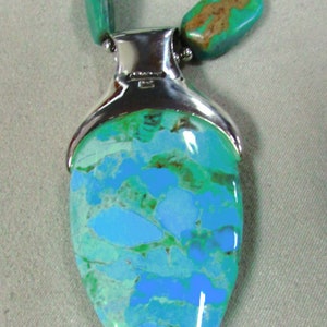 C Barse Sterling Silver and Turquoise Necklace image 4