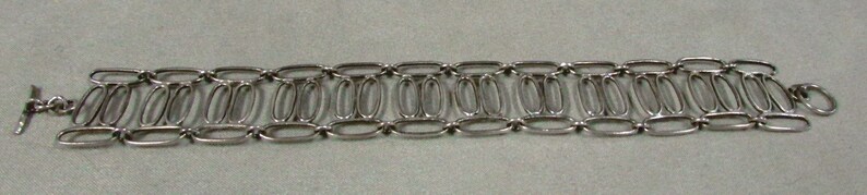 Handmade Sterling Silver Wire Link Bracelet