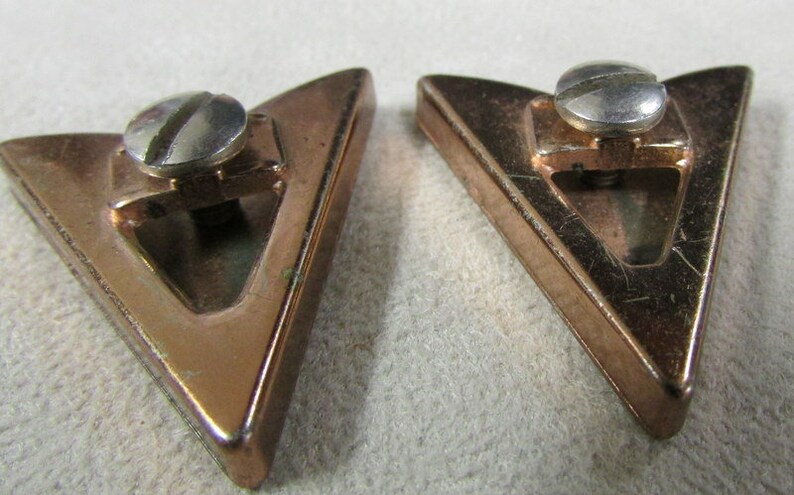 Copper Plated Horse Shoe Design Collar Tips
