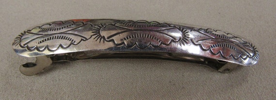 Sterling Silver Southwest Barrette
