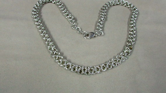Handmade Sterling Silver Chain 25 1/2" with Exten… - image 1