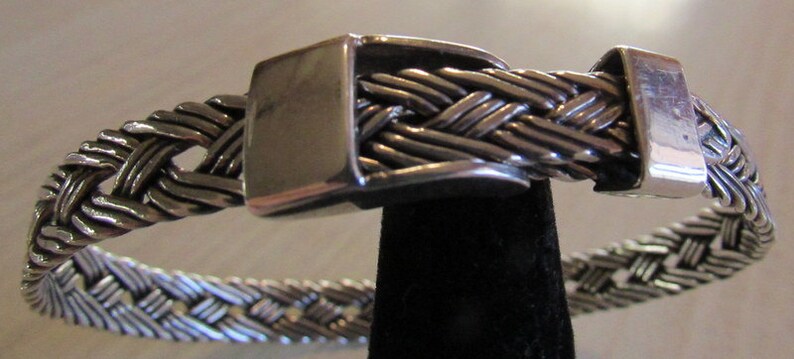 Braided Silver Bracelet