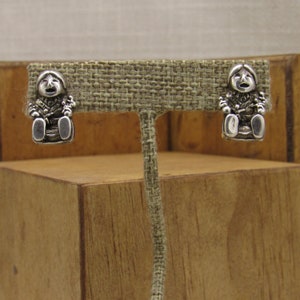 Southwest Sterling Silver Story Teller Earrings image 5