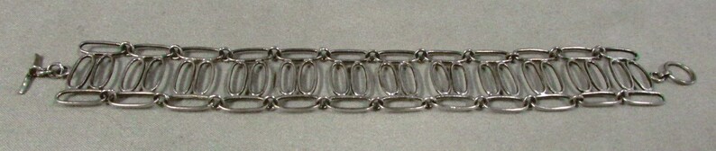 Handmade Sterling Silver Wire Link Bracelet
